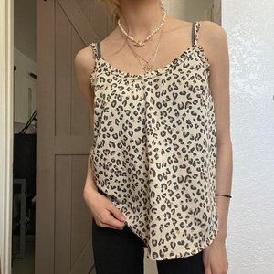 Abercrombie and Fitch Leopard Print Tank Top sz Small